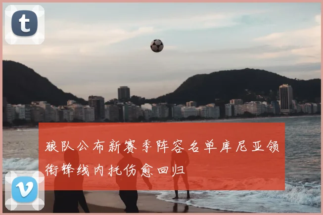 狼队公布新赛季阵容名单库尼亚领衔锋线内托伤愈回归