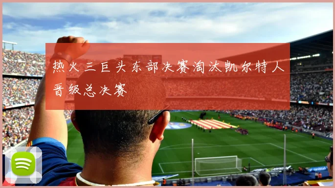 热火三巨头东部决赛淘汰凯尔特人晋级总决赛
